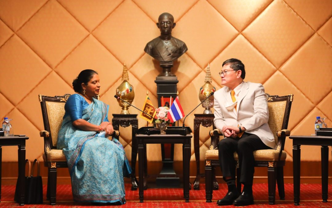 Minister of Higher Education, Science, Research and Innovation of Thailand Prof. Dr. Anek Laothamatas assures Sri Lanka’s envoy to accelerate bilateral cooperation