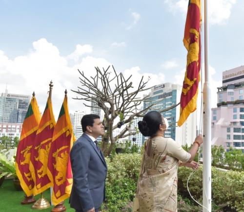 Commemorating 74th Anniversary of Sri Lanka’s Independence, Ambassador Chaminda Colonne highlights citizens’ national responsibility to work together to build motherland