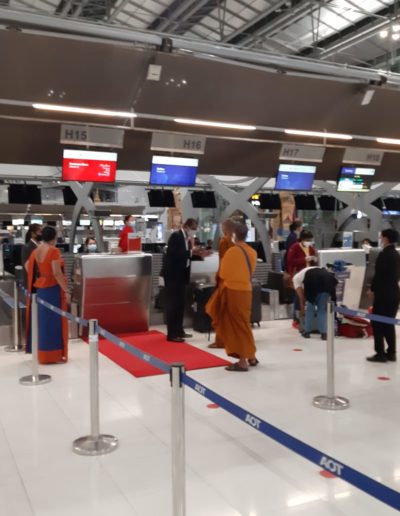 A Second Group of 87 Sri Lankans from Thailand Returns