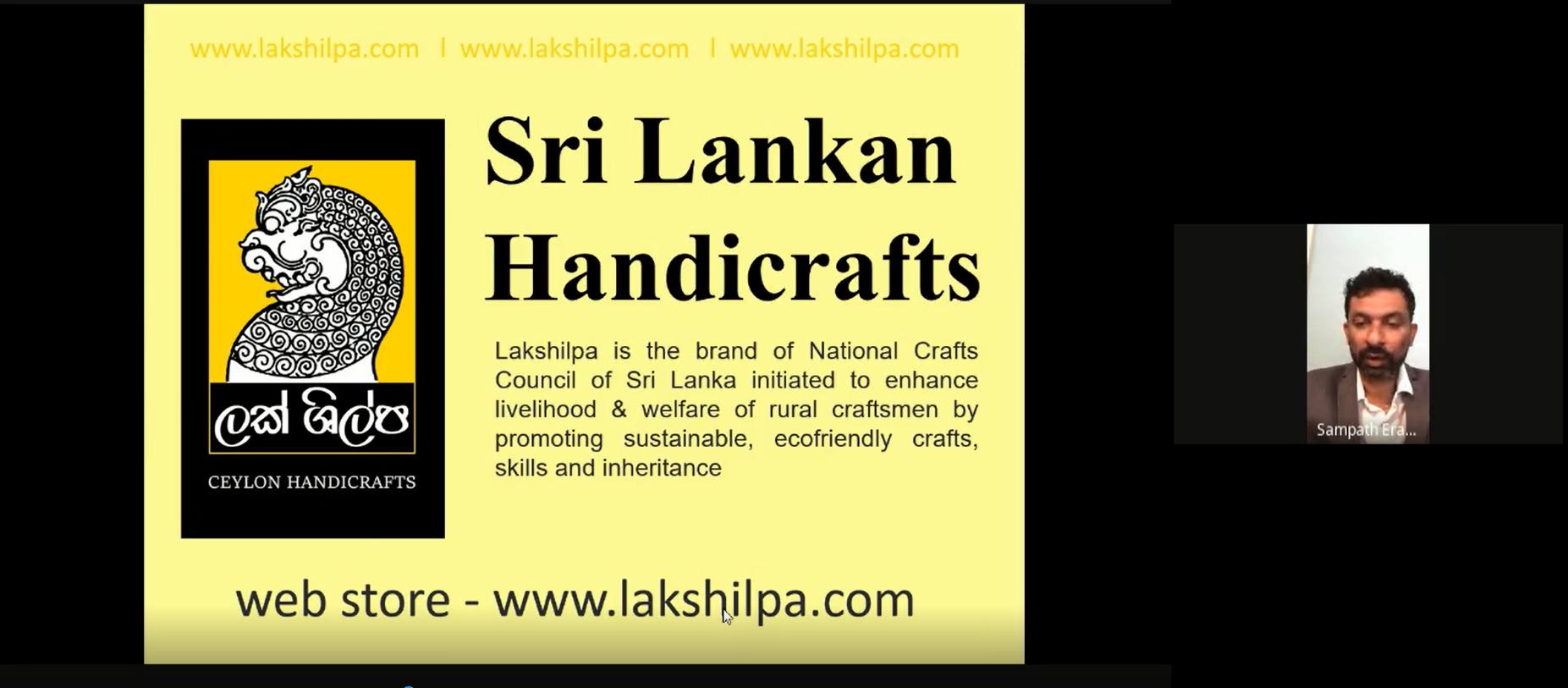 Enhancing Trade and Economic Ties with Thailand - Promotion of Sri Lankan Handicrafts