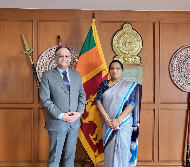 Ambassador of India to Thailand paid a courtesy call on Ambassador of Sri Lanka to Thailand and Permanent Representative to the UNESCAP, C.A. Chaminda I Colonne