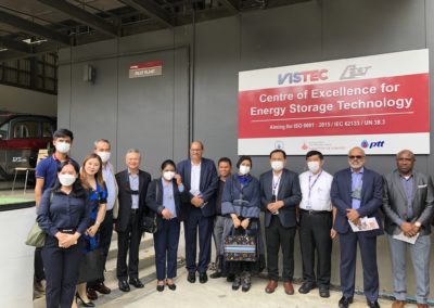 Her Excellency C.A. Chaminda I. Colonne, Ambassador & Permanent Representative of UNESCAP & Spouse, together with members of the Diplomatic Council visited the VISTEC and EECi in Rayong and Chonburi on last Thursday 22nd September 2022.