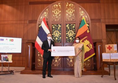 On 3 August 2022, H.E. Mr. Vijavat Isarabhakdi, Vice Minister for Foreign Affairs, presided over the handover ceremony of donations to Sri Lanka
