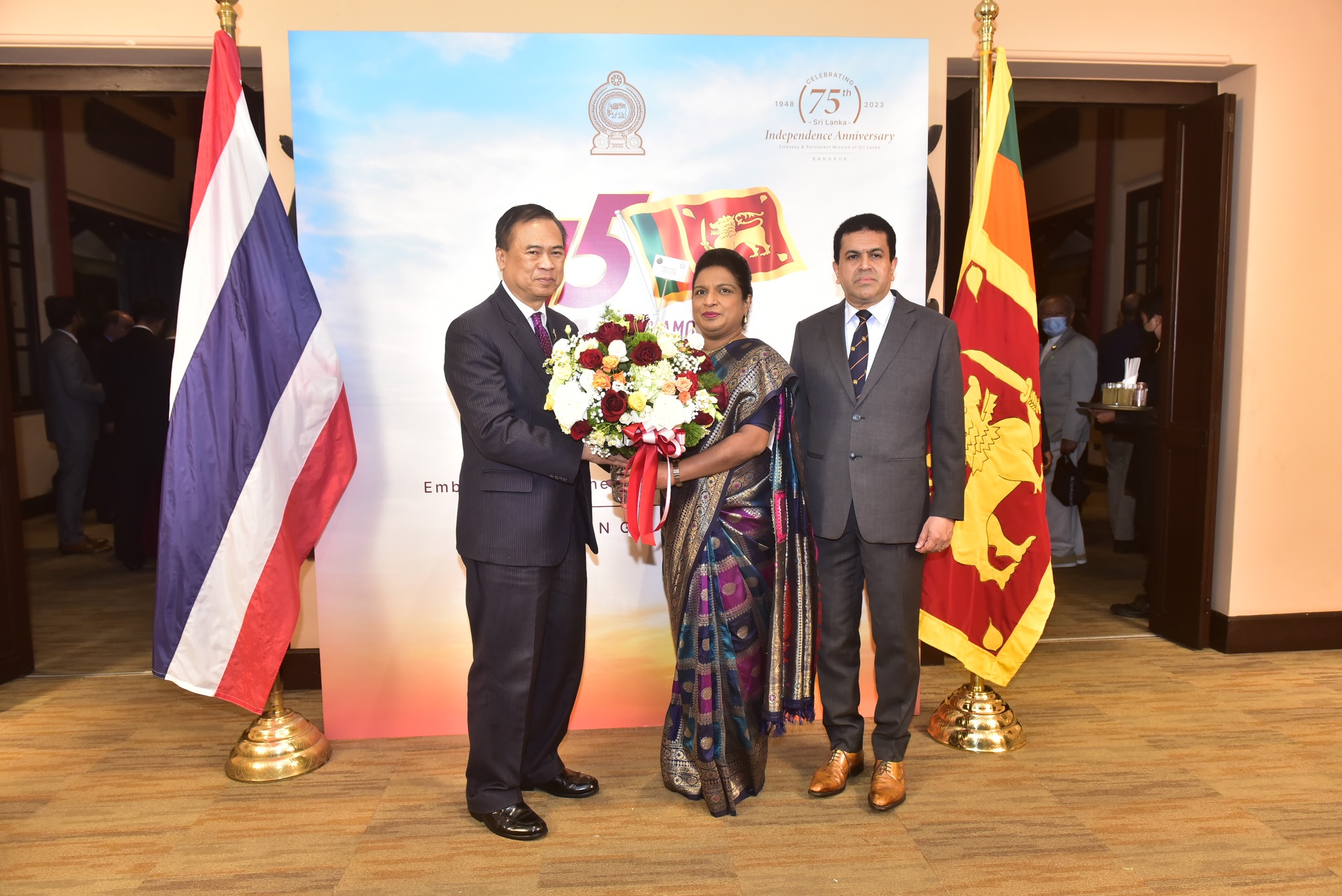 Vice Minister of Foreign Affairs Vijavat Isarabhakdi of the Kingdom of Thailand inaugurates the historic Occasion of Celebrations of the 75th Anniversary of the Independence of Sri Lanka at the Siam Society under the Royal Patronage in Bangkok on 04th February, 2023