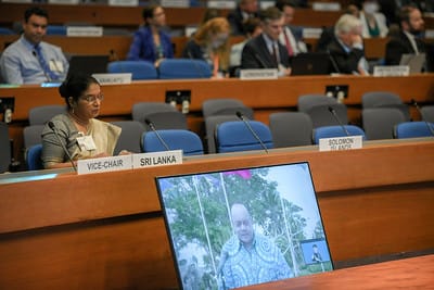 Minister of Environment Nazeer Ahamed led the Sri Lanka delegation to the 79th commission of UNESCAP held