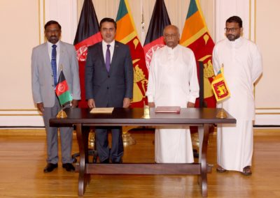 Sri Lanka and Afghanistan sign MoU on Establishment of a Political Consultations Mechanism