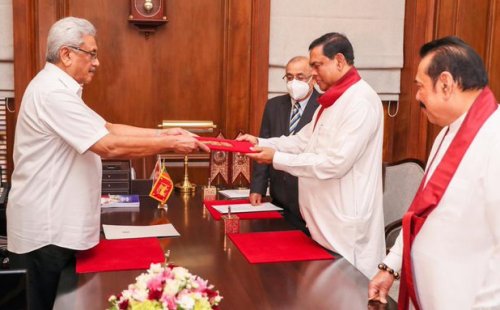 Hon. Basil Rajapaksa took oaths as the Minister of Finance