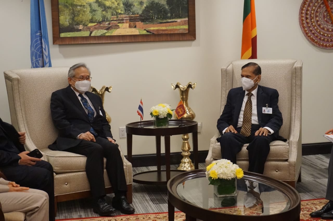 Foreign Ministers of Sri Lanka and Thailand resolve to build on Buddhist Heritage
