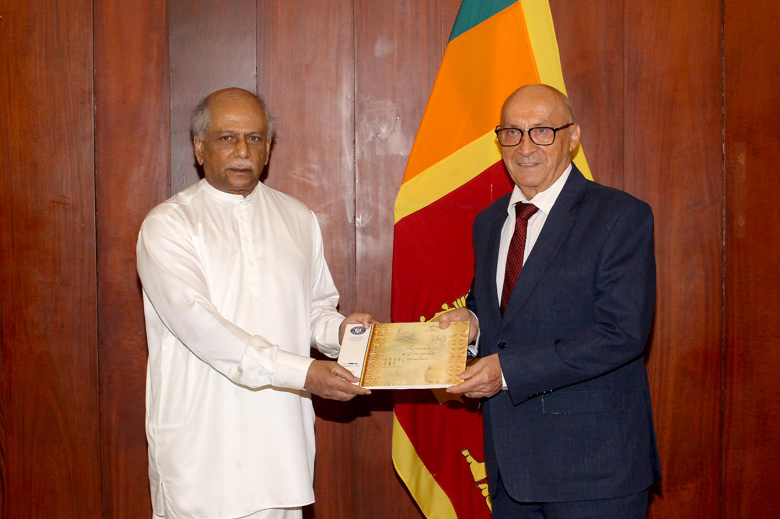 Foreign Minister Dinesh Gunawardena meets CDA of Romania to review bilateral cooperation