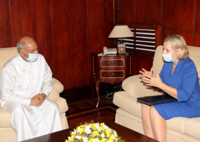 Foreign Minister Gunawardena discusses GOSL concerns with Colombo based envoys