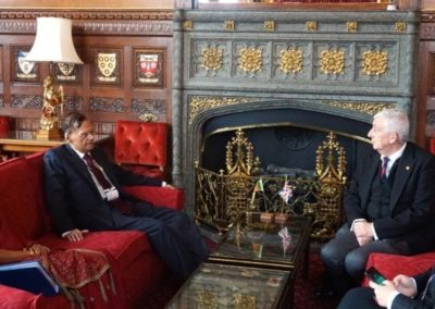 Foreign Minister Prof G. L. Peiris calls on the Speaker of the House of Commons