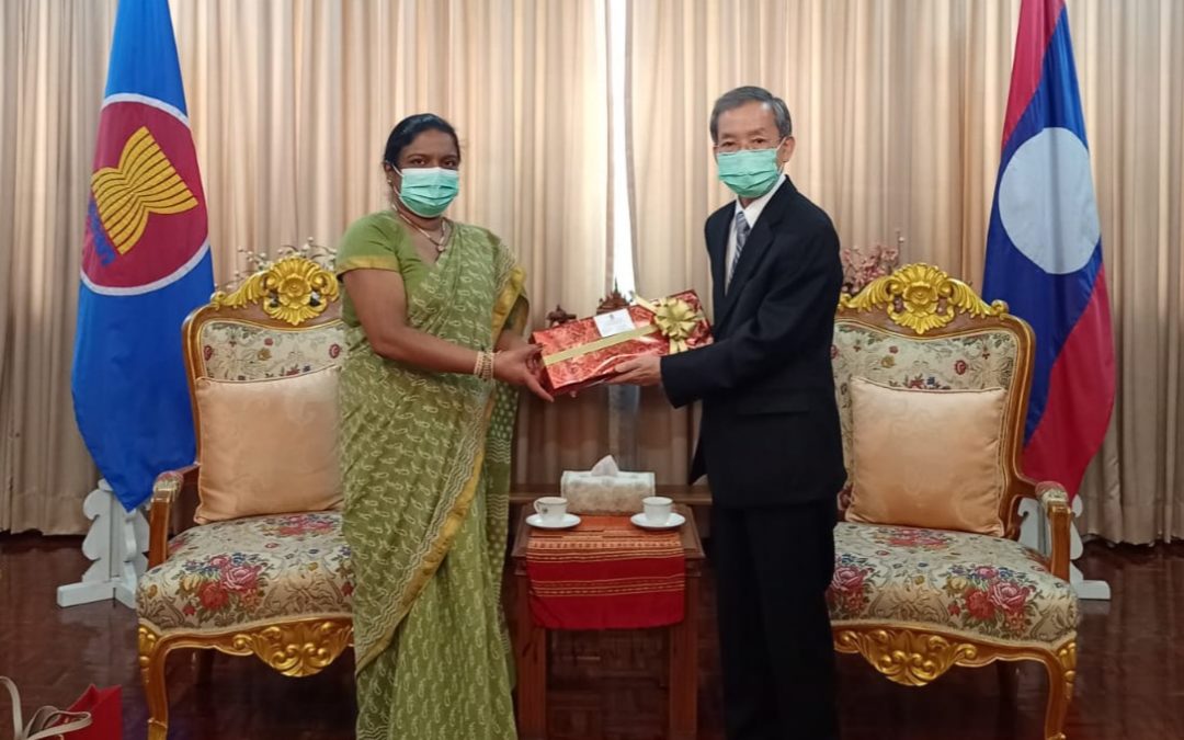 Ambassador paid a courtesy call on Lao Ambassador to Thailand