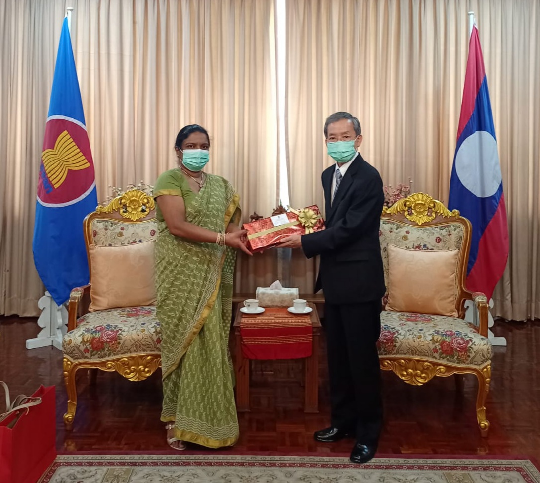 Ambassador paid a courtesy call on Lao Ambassador to Thailand