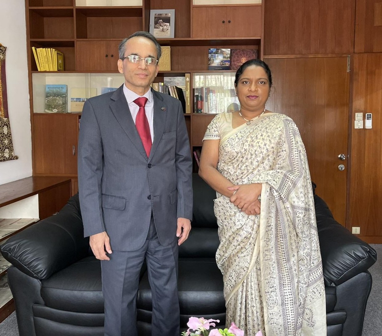 Sri Lanka Ambassador paid a courtesy call on Nepal Ambassador