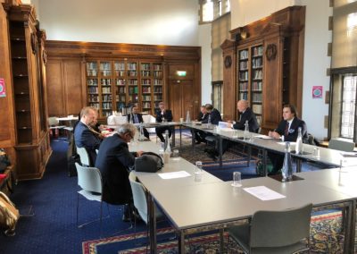 Foreign Minister Prof G. L. Peiris visits Jesus College, University of Cambridge for discussions