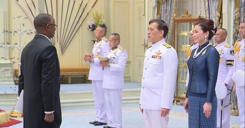 The Royal Audience and the Presentation of Credentials, Dusit Palace in Bangkok.