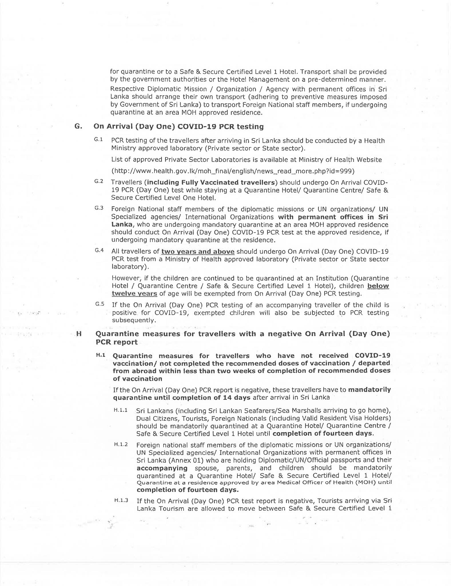 Amendments to the Quarantine Measures