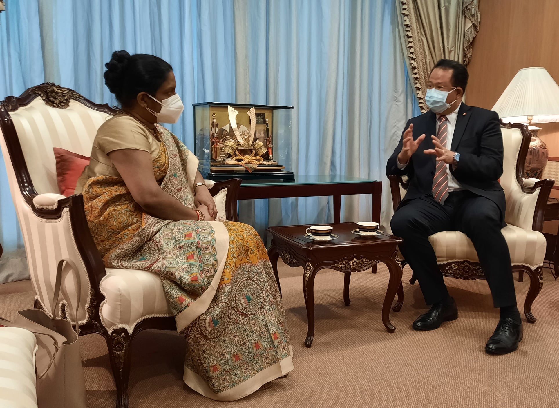 Ambassador of Sri Lanka and UNESCAP called on Director General, Department of South Asian, Middle East and African Affairs of the  Ministry of Foreign Affairs, Thailand