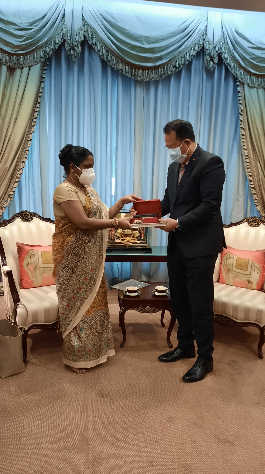 Ambassador of Sri Lanka and UNESCAP called on Director General, Department of South Asian, Middle East and African Affairs of the Ministry of Foreign Affairs, Thailand