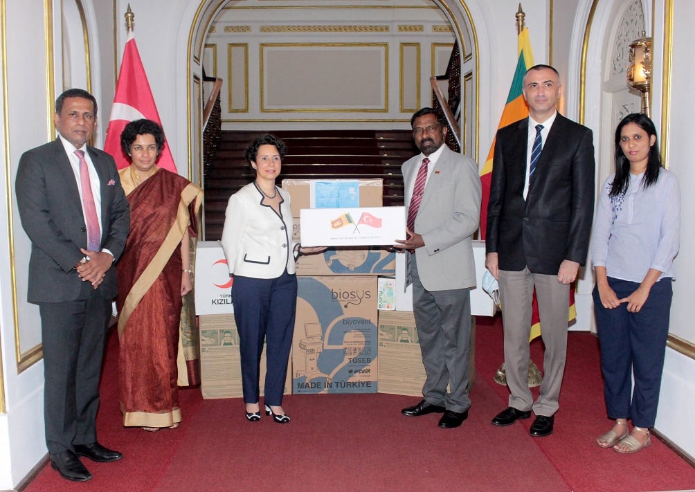 Turkey Donates Ventilators and Protective Equipment to Sri Lanka to Address Covid-19 Challenges
