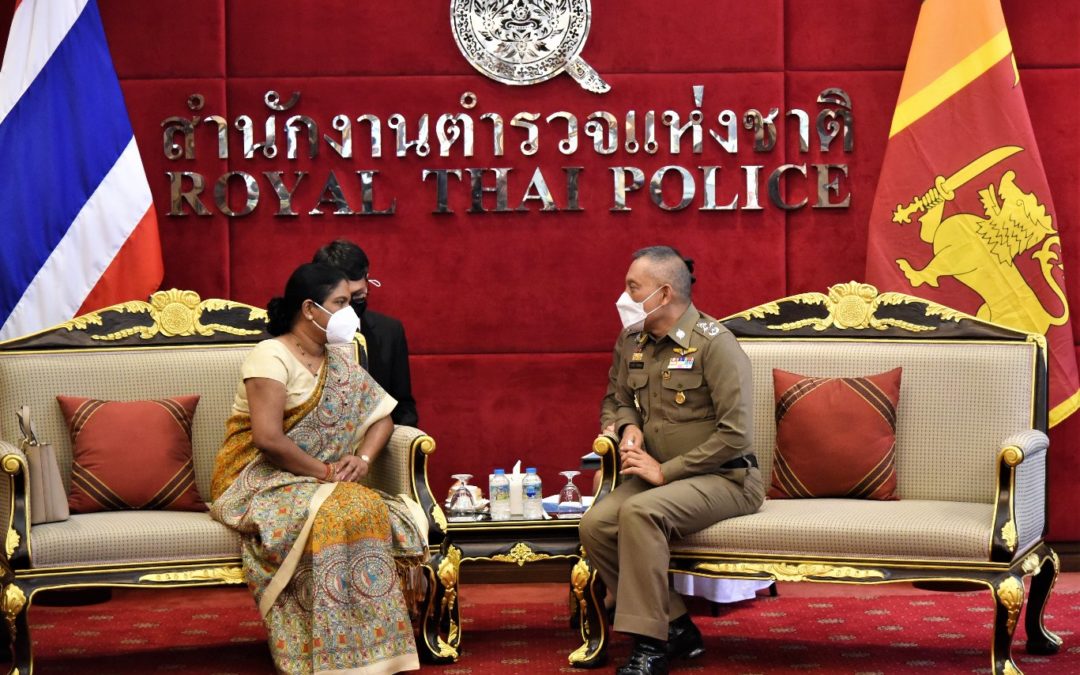 Ambassador of Sri Lanka and UNESCAP paid a courtesy call on Police General Wirachai Songmetta.