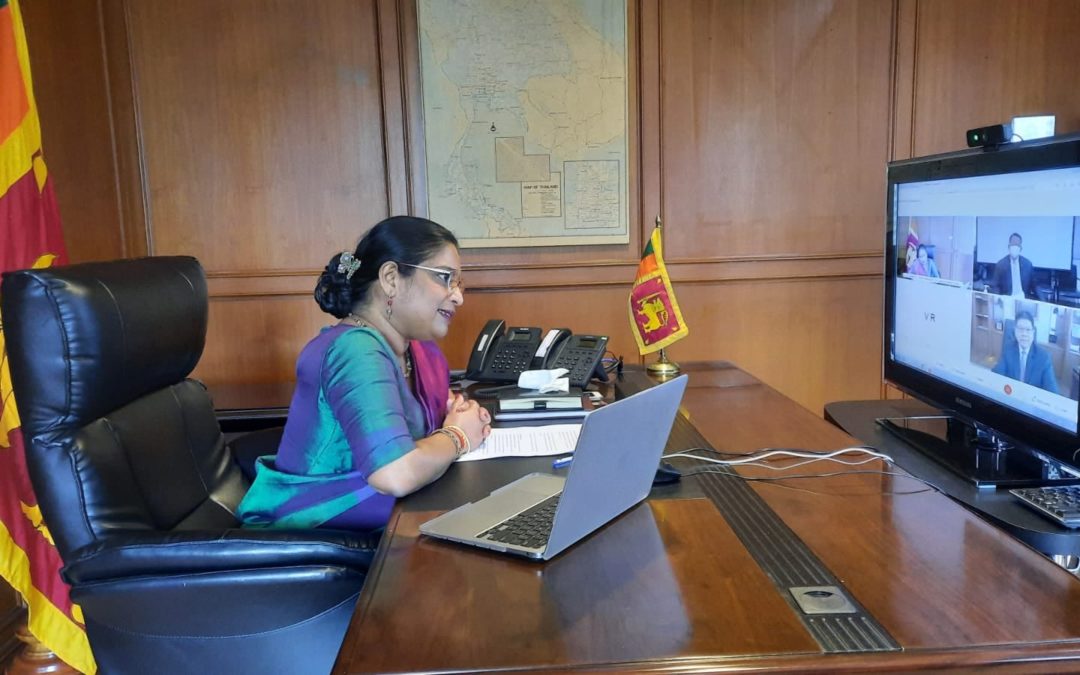 Sri Lanka and UNESCAP had first virtual courtesy meeting with Thailand