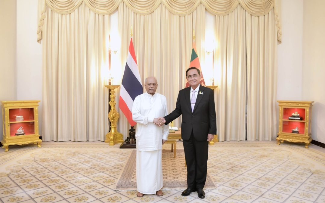 Prime Minister of the Kingdom of Thailand welcomes Sri Lankan Premier