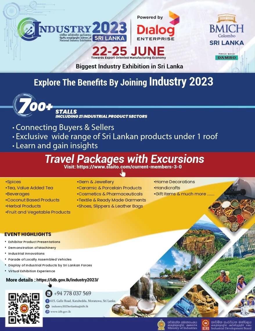 Biggest Industry Exhibition 2023 in Sri Lanka