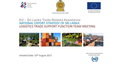 National Export Strategy of Sri Lanka-Logistics and Support Function Team Meeting