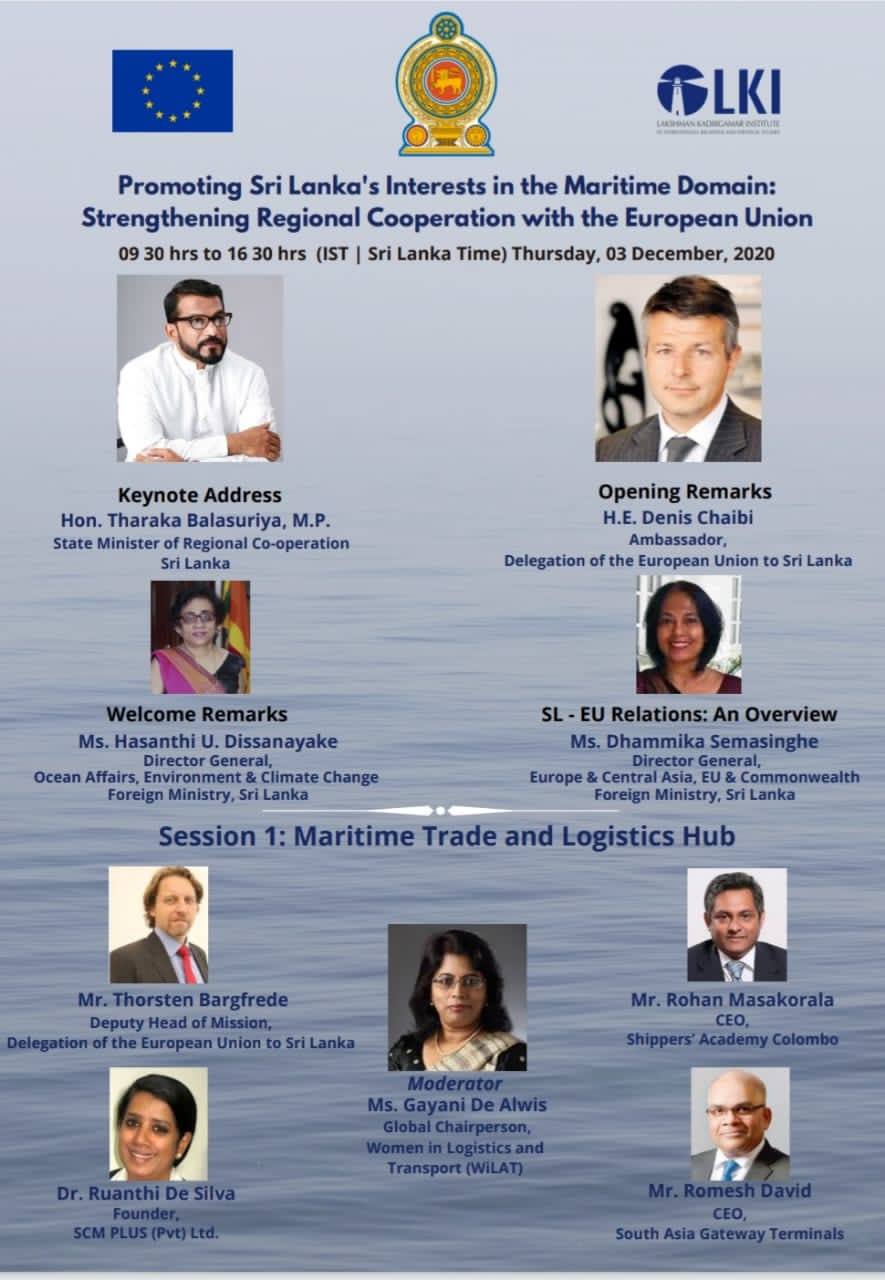 Promoting Sri Lanka's Interests in the Maritime Domain