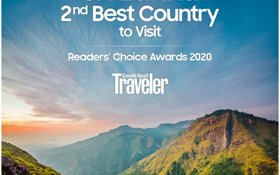 Sri Lanka was proudly placed 2nd at the Readers’ Choice Awards 2020