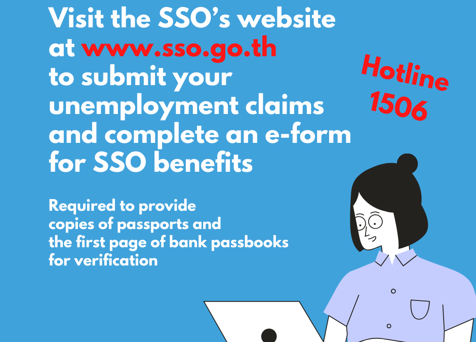 The spokesperson for the Social Security Office (SSO) explained the relief measures for migrant workers in Thailand.