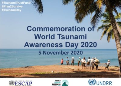 Commemoration of World Tsunami Awareness Day 2020