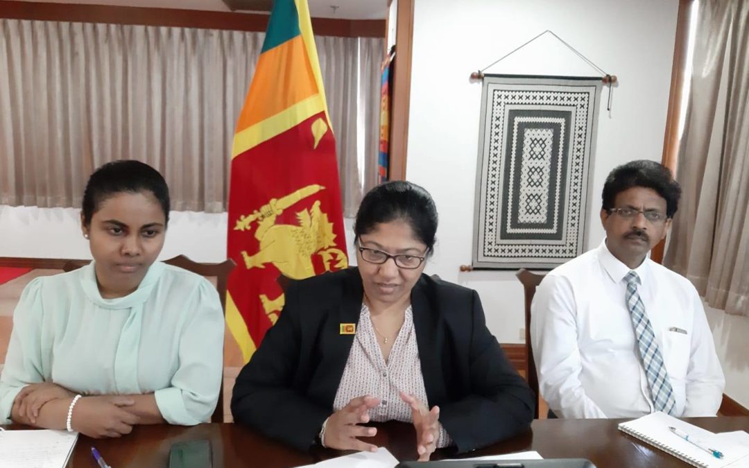 As part of the series of e-Agriculture discussion initiated by the Embassy of  Sri Lanka in Bangkok