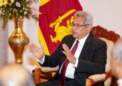 Sri Lanka is located in a place of strategic importance.