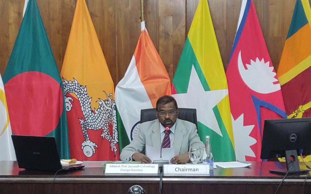 Sri Lanka urges BIMSTEC Member States to embrace the “new normal”