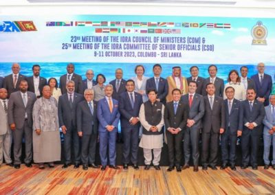 Sri Lanka assumes the Chair of the Indian Ocean Rim Association (IORA) at the 23rd Council of Ministers in Colombo
