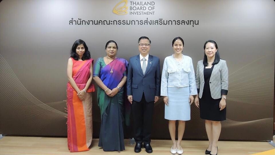 Secretary General of the Board of Investment of Thailand assures enhanced vigorous cooperation with Sri Lanka to Sri Lanka Ambassador