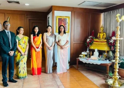 Ambassador designate of Sri Lanka to the Kingdom of Thailand Wijayanthi Edirisinghe assumes duties