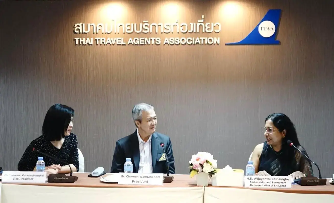 Ambassador of Sri Lanka Meets President of Thai Travel Agents Association to Strengthen Tourism Ties