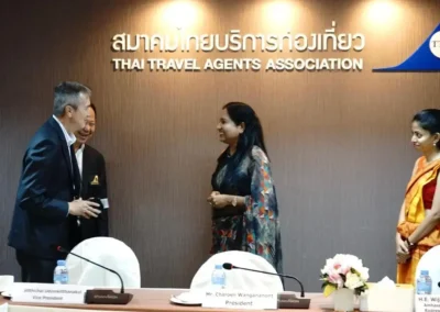 Ambassador of Sri Lanka Meets President of Thai Travel Agents Association to Strengthen Tourism Ties