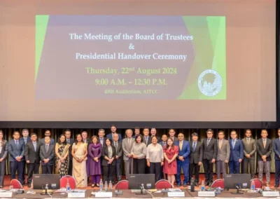 Ambassador and Permanent Representative Wijayanthi Edirisinghe attends Asian Institute of Technology (AIT) Board of Trustees Meeting