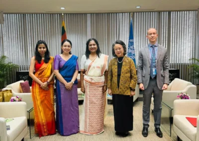 Permanent Representative of Sri Lanka, Ambassador E.A.S. Wijayanthi Edirisinghe presents Letters of Credence to the United Nations Economic and Social Commission for Asia and the Pacific (UNESCAP)