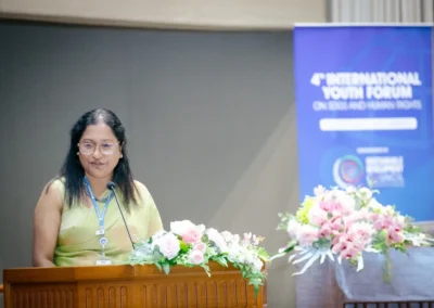 Ambassador of Sri Lanka delivers Opening Remarks at the Fourth International Youth Forum on SDGs and Human Rights in Bangkok