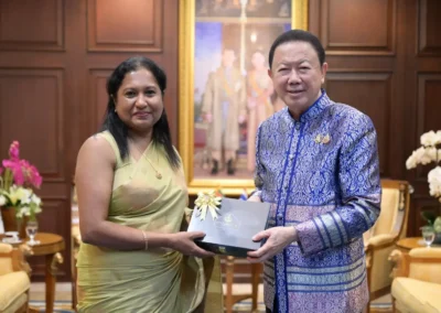 Ambassador of Sri Lanka Engages with Chairman of Thai Chamber of Commerce and Board of Trade of Thailand to Strengthen Bilateral Trade Ties