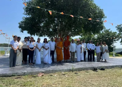 Ambassador of Sri Lanka pays homage to Bo Sapling of the Sacred Sri Maha Bodhi tree gifted to Thailand