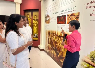 Ambassador of Sri Lanka pays homage to Bo Sapling of the Sacred Sri Maha Bodhi tree gifted to Thailand