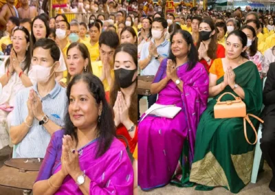 Ambassador of Sri Lanka Attends Navaratri Pooja at Maha Mari Amman Hindu Temple in Bangkok