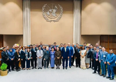 Ambassador and Permanent Representative of Sri Lanka to UNESCAP, E.A.S. Wijayanthi Edirisinghe Chairs the 8th Session of the Transport Committee of UNESCAP