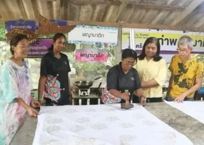 Sri Lanka-Thai Collaboration in Batik Art: Harshi Batik Participates in Specialized Training in Thailand